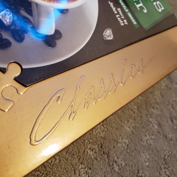 BePuzzled Classics Grounds for Murder Puzzle Multi-color Mystery 1000 Piece 90s - Picture 5 of 9